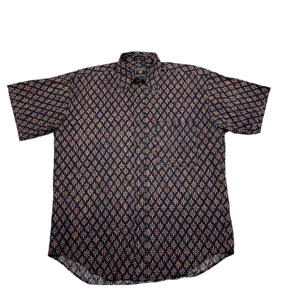 Chaps floral button down shirt